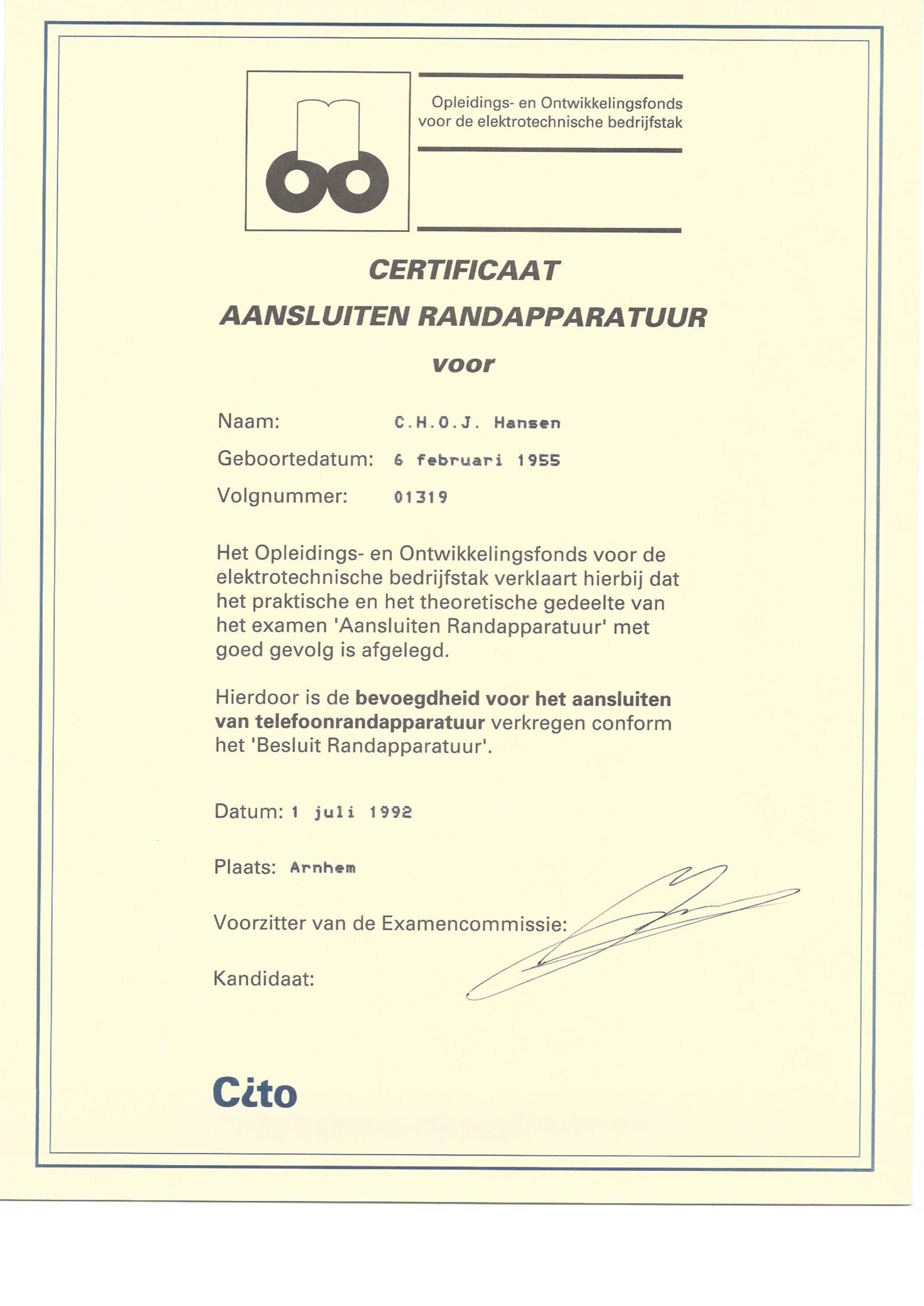 1992 - CITO - Aansluiten randapparatuur-1